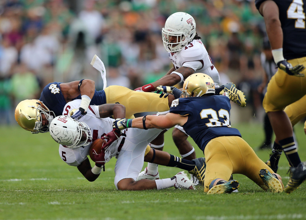 Notre Dame vs. Temple (USATSI)