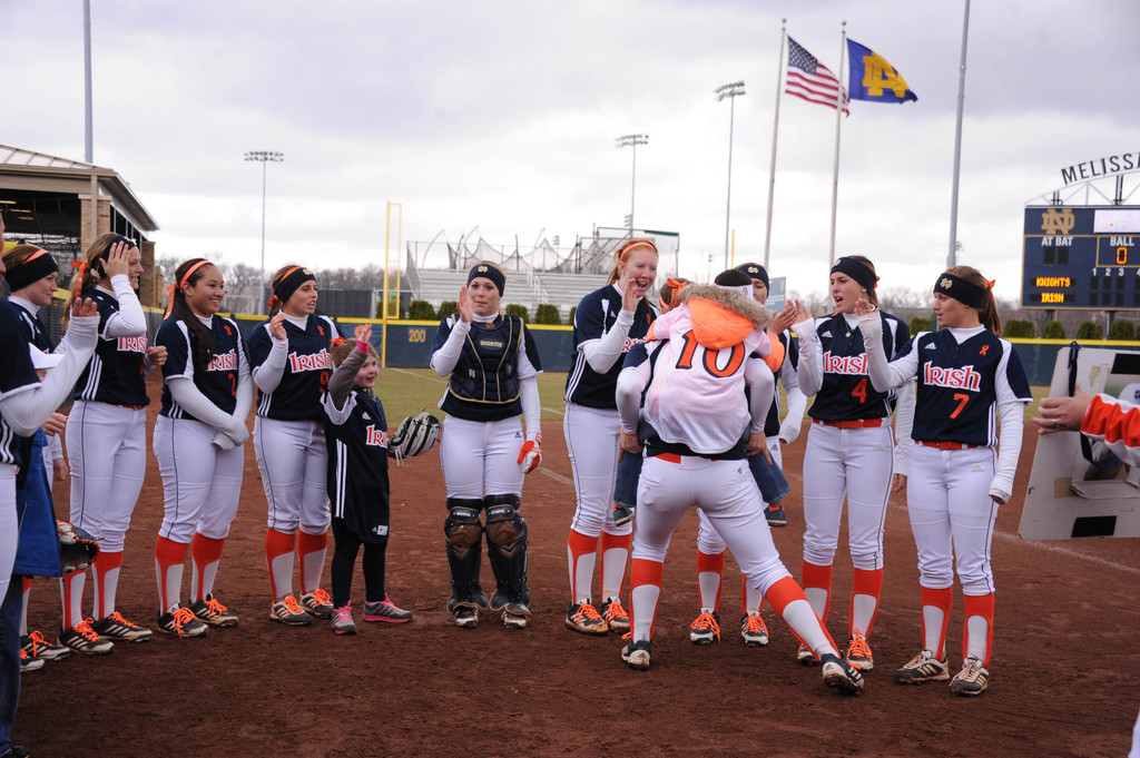 Notre Dame vs. Rutgers (Strikeout Cancer), 4-13-13 (Mike Bennett)