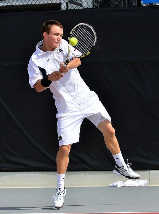 No. 24 Greg Andrews opens play at the ITA All-American Championships on Thursday.