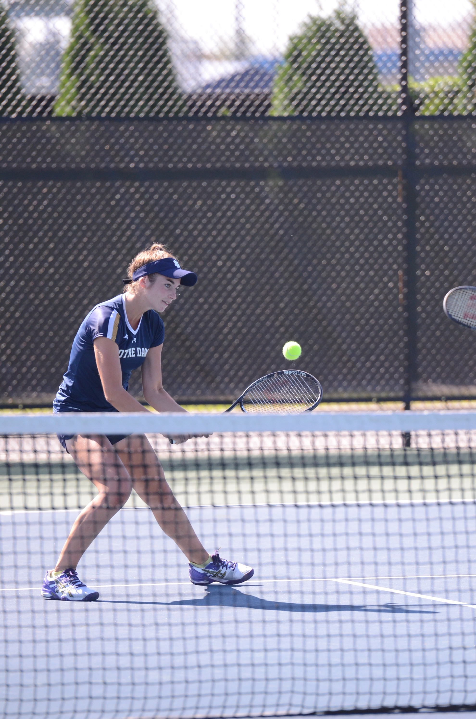 Irish Women’s Tennis Opens 2014-15 Season At Notre Dame Invitational Jane Fennelly and partner Mary Closs won the first doubles match of the day, 8-3.