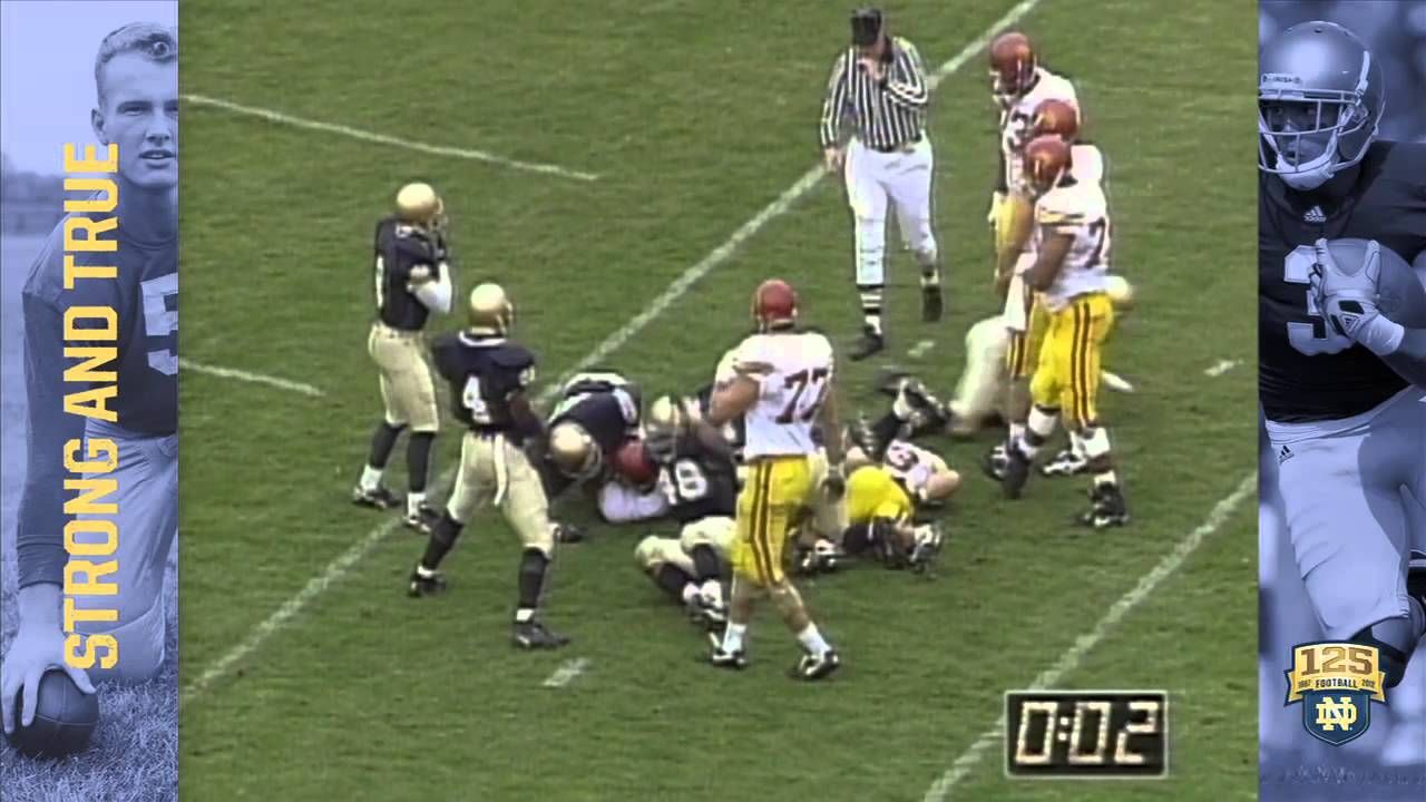 1995 vs. Southern Cal - 125 Years of Notre Dame Football - Moment #092