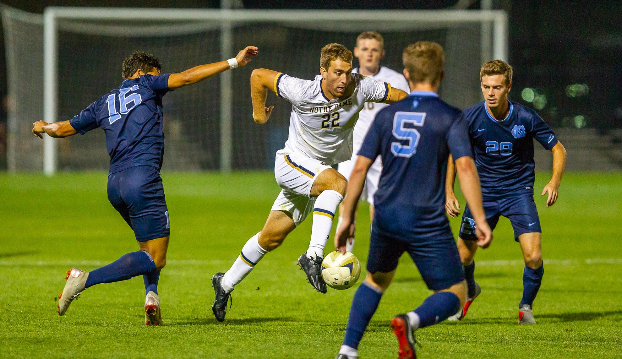 #8 Irish Fall In Double Overtime To #3 North Carolina, 1-0 Ian Aschieris vs. UNC (9-21-18)