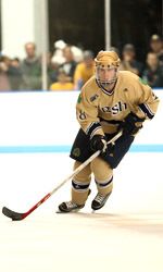 Former Notre Dame right wing Tim Wallace has signed a two-year NHL contract with the Pittsburgh Penguins.