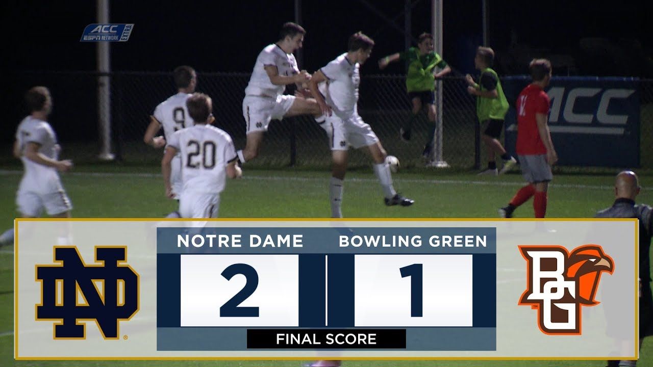 Notre Dame Men's Soccer Highlights vs. Bowling Green