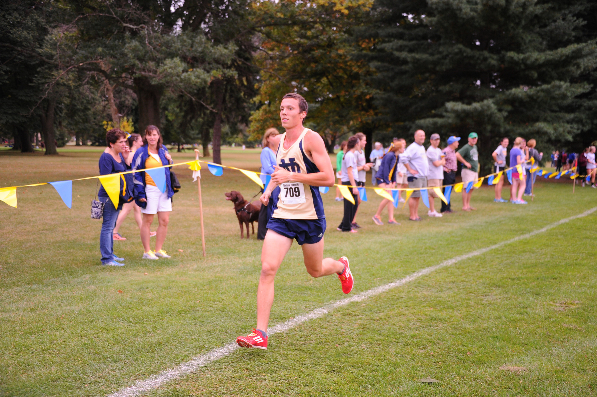 Notre Dame Kicks Off Season At Crusader Open Sophomore Jacob Dumford