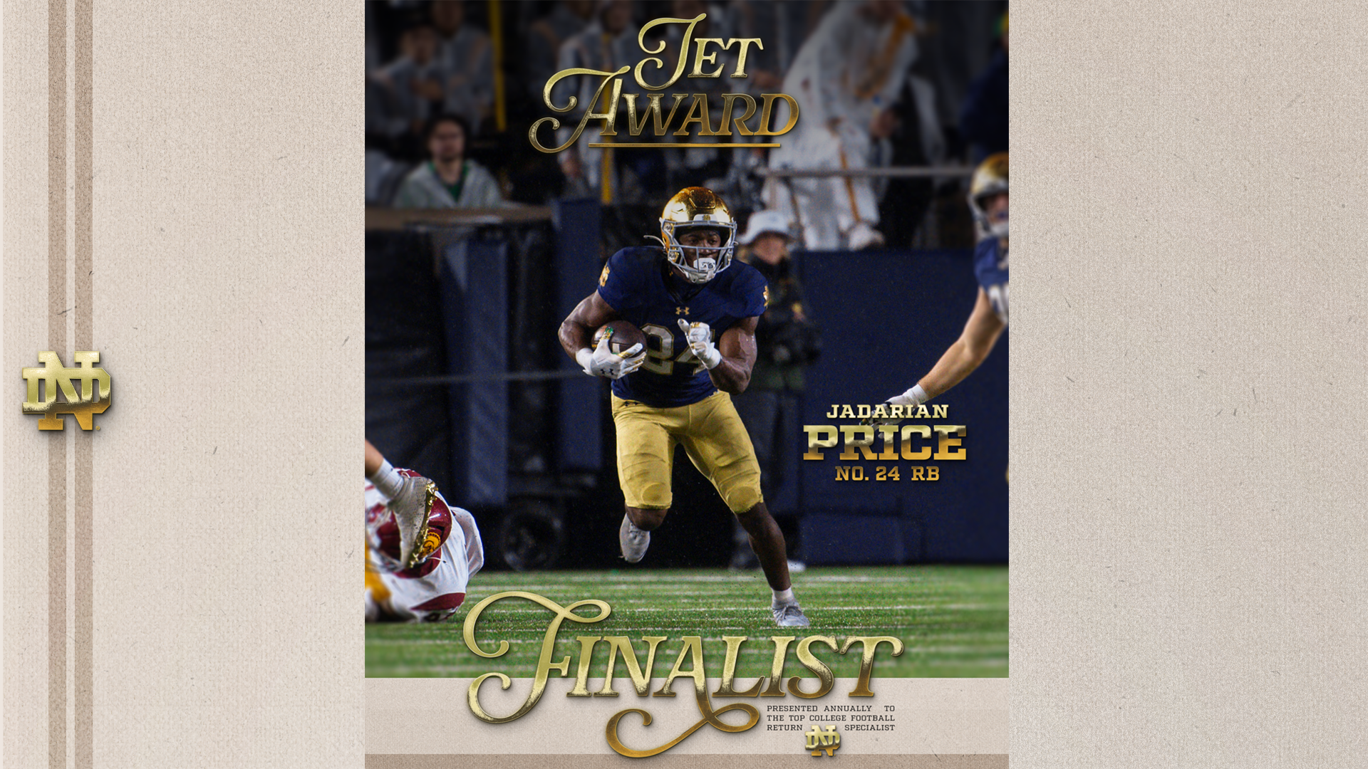 Price Selected as Finalist for Jet Award Price Selected as Finalist for Jet Award