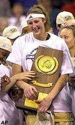 2001 consensus national player of the year Ruth Riley and her 2000-01 Fighting Irish teammates will be back on campus Nov. 12-14 to celebrate the 10th anniversary of Notre Dame's 2001 NCAA national championship.