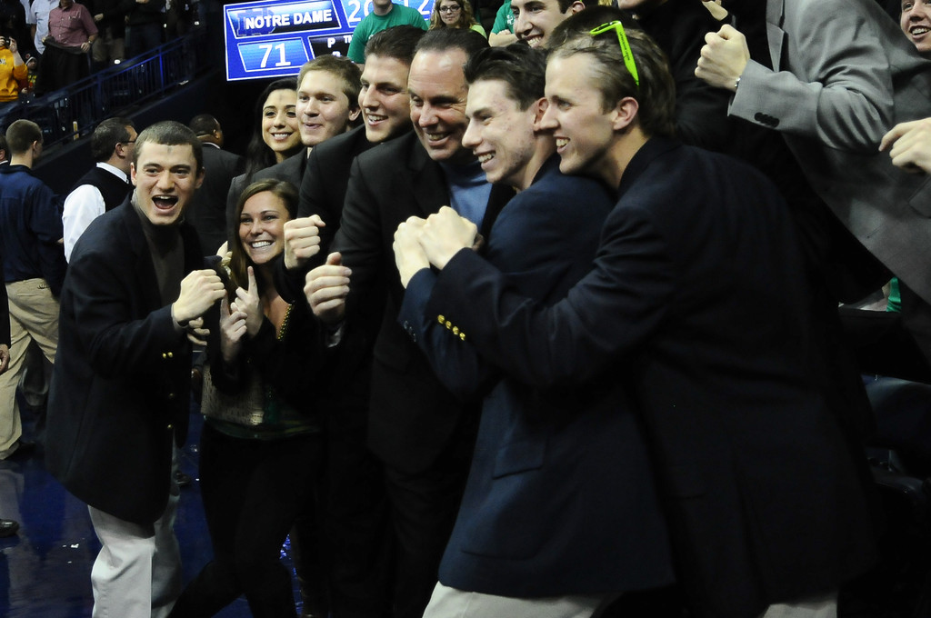 Notre Dame Men's Basketball vs West Virginia on February 22nd, 2011