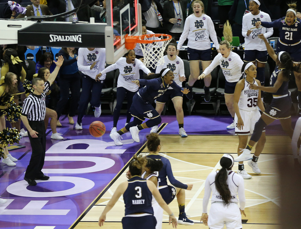 NCAA National Championship: ND WBB 61, Mississippi State 58 (USATSI)