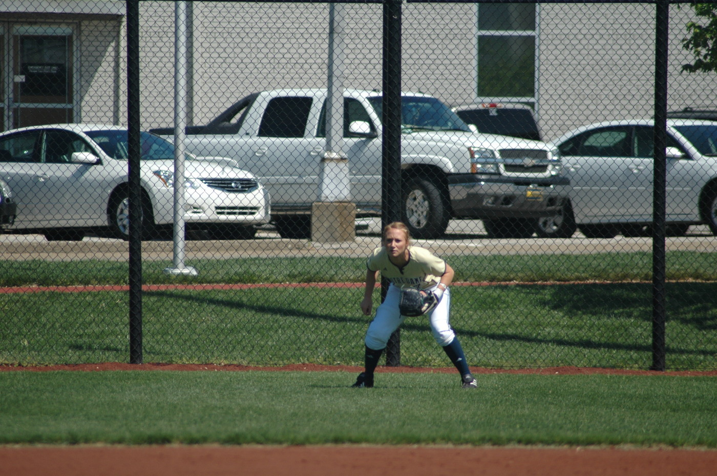 No. 24 Notre Dame Wills Its Way Ahead Of No. 25 Louisville, 3-1 Sadie Pitzenberger was rock hard for the Irish in leftfield during Sunday's win at No. 25 Louisville.