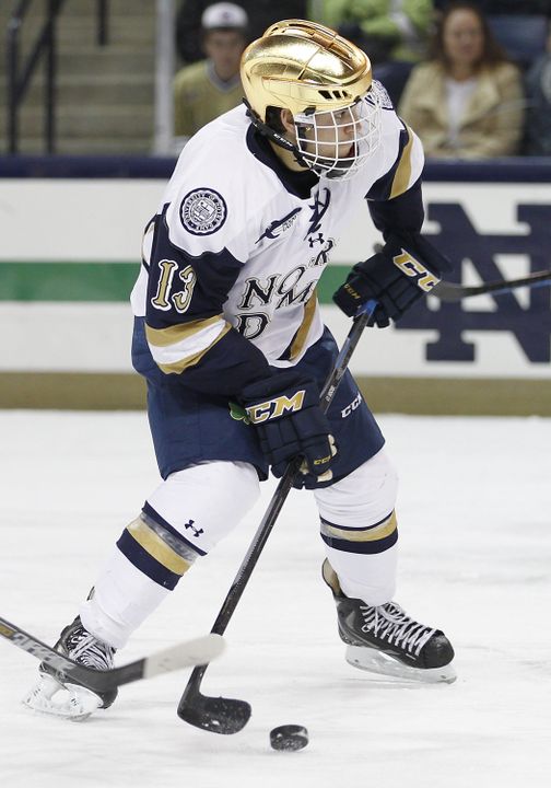 Vince Hinostroza had his second three-assist game of the year on Friday night at Maine.