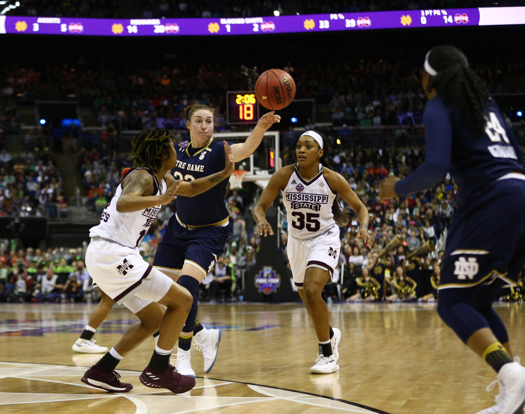 NCAA National Championship: ND WBB 61, Mississippi State 58 (USATSI)