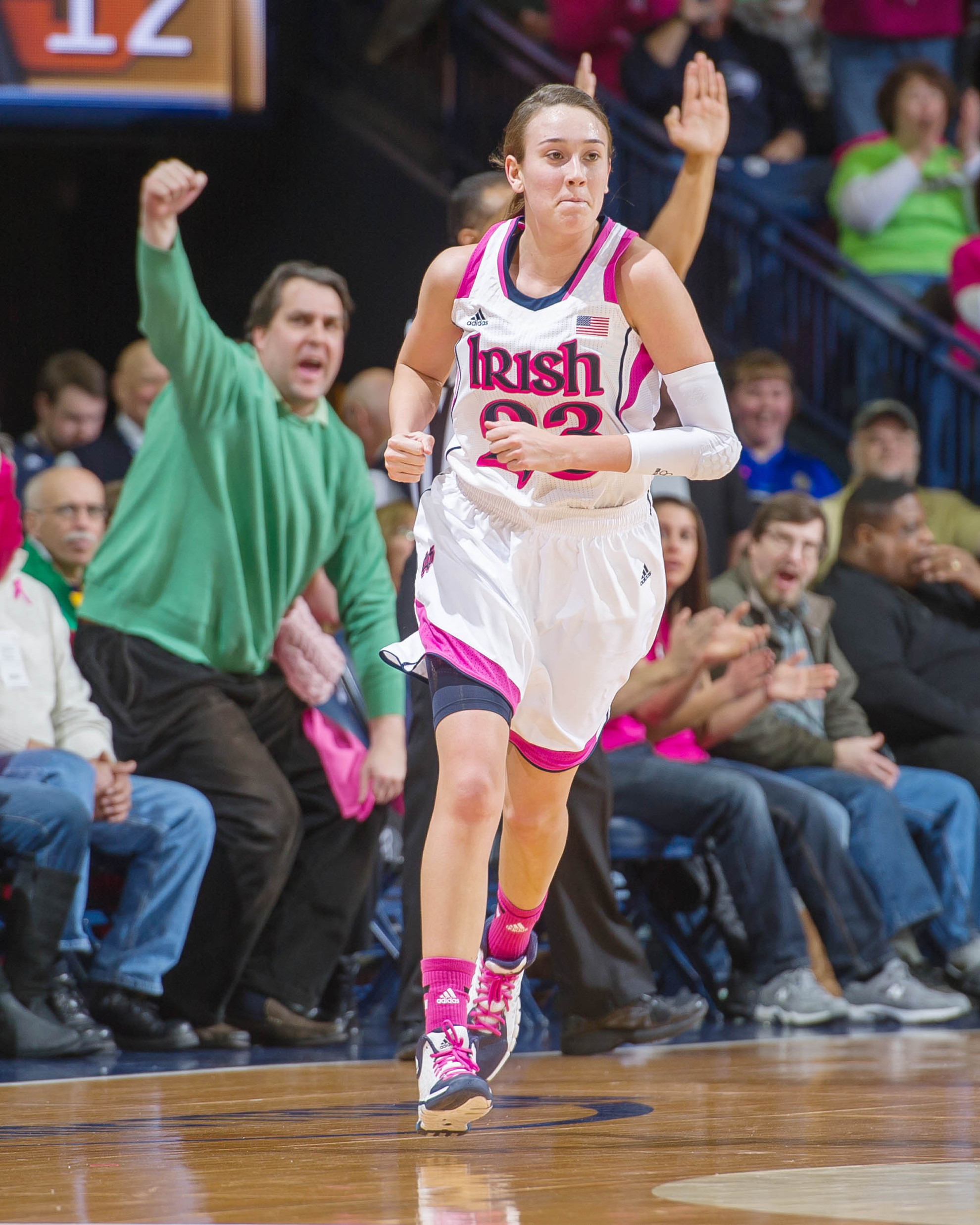 Mabrey Fills Her Role For #2 Irish Three-Mendously Sophomore guard Michaela Mabrey has made 57 three-pointers this year, tying for 10th-most in one season in school history and most since 2005-06 (58 by Megan Duffy).