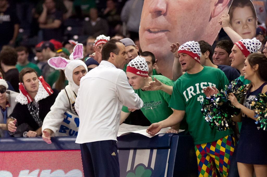 ESPN College GameDay visits Notre Dame Men's Basketball vs Louisville on 02-09-2013