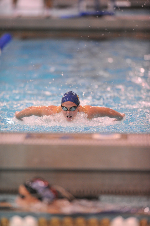 Sophomore Bridget Casey has an NCAA B cut in the 200 fly.