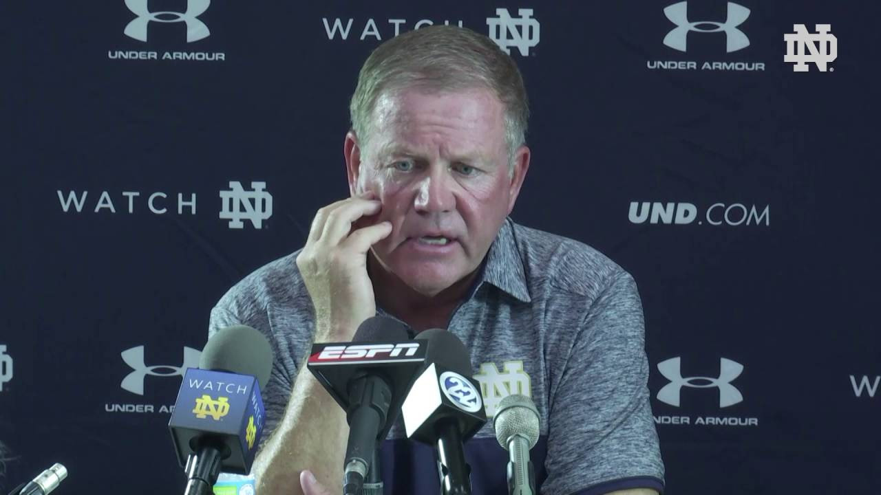 Notre Dame Football Texas Press Conference