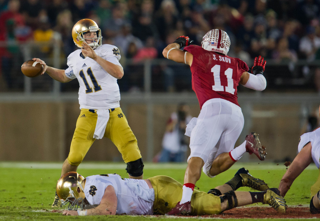 Notre Dame vs. Stanford (USATSI)