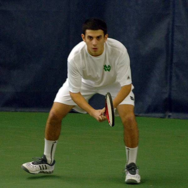 #33 Irish Post Huge Conference Win Over Louisville, 4-3 Daniel Stahl won his singles match on day two of the Wolverine Invitational.