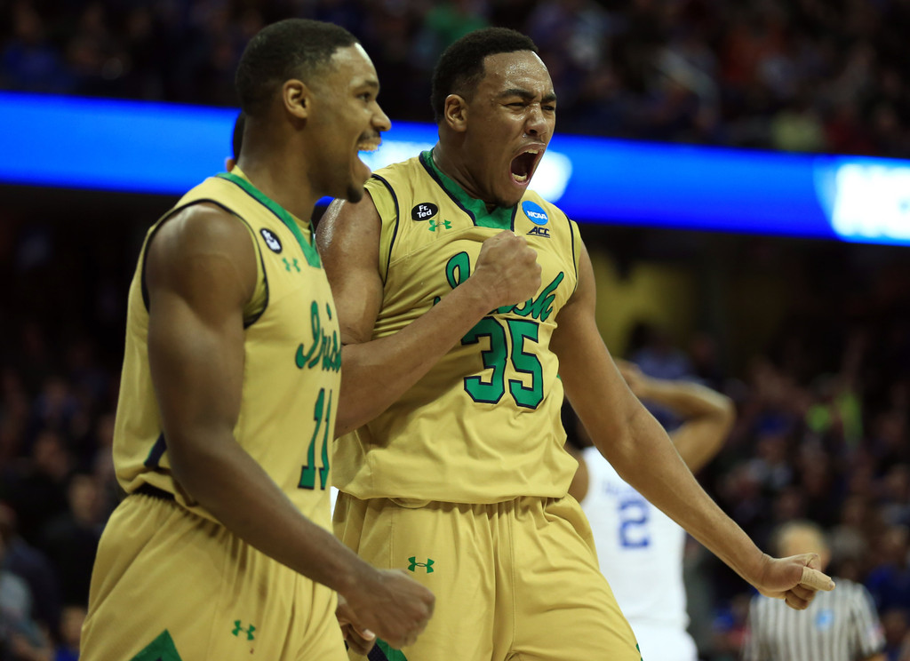 NCAA Men's Elite Eight: Notre Dame vs. Kentucky