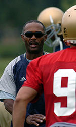 Football Practice Report – Day Two Tyrone Willingham works his way through preseason practice on Tuesday, Aug. 11.