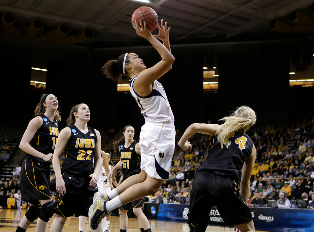 #2 Irish Overpower Iowa To Reach Sweet 16 (AP)