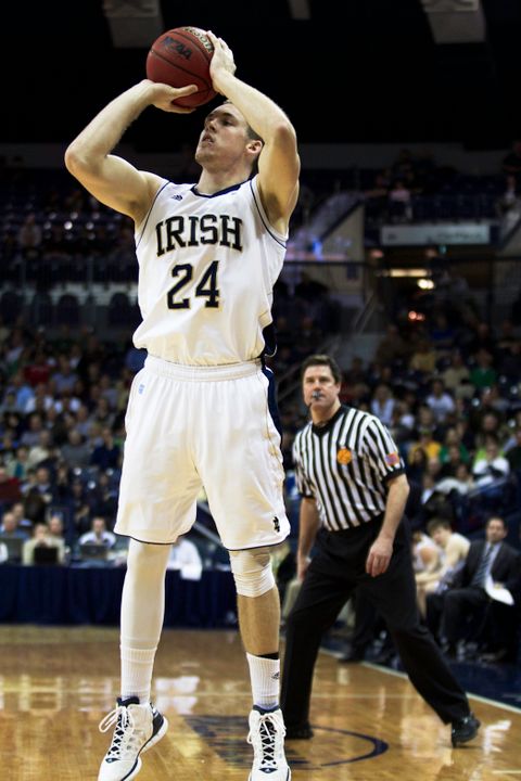 Freshman Pat Connaughton matched a career-high total with 11 rebounds on Monday at Georgetown.