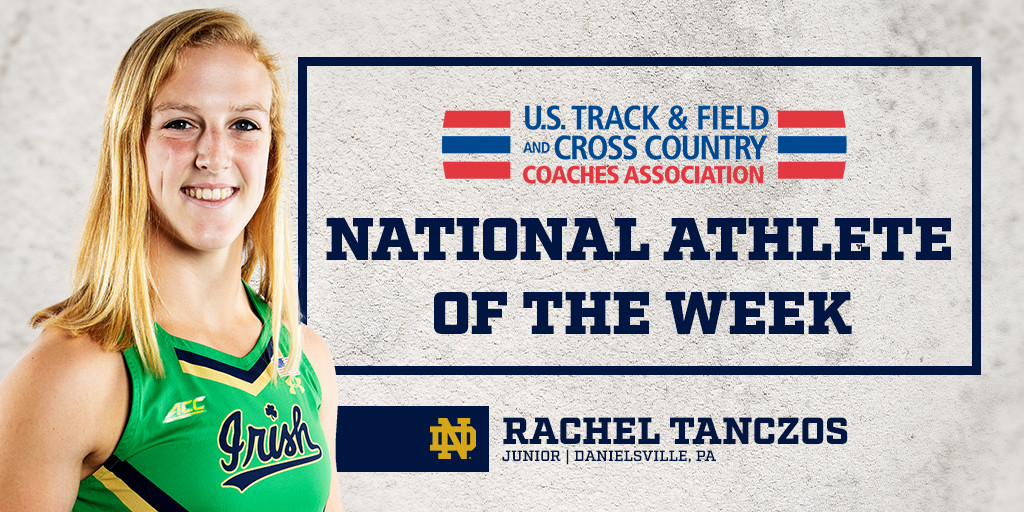 Rachel Tanczos Named USTFCCCA National Athlete Of The Week Rachel Tanczos Named USTFCCCA National Athlete Of The Week