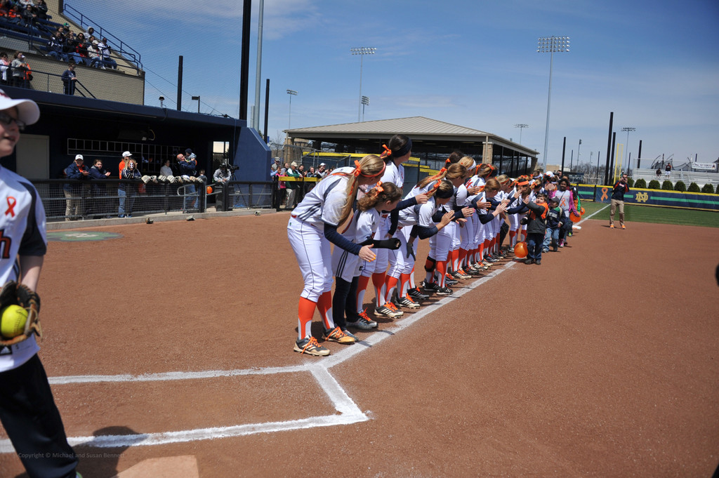 2014 Notre Dame Strikeout Cancer Doubleheader