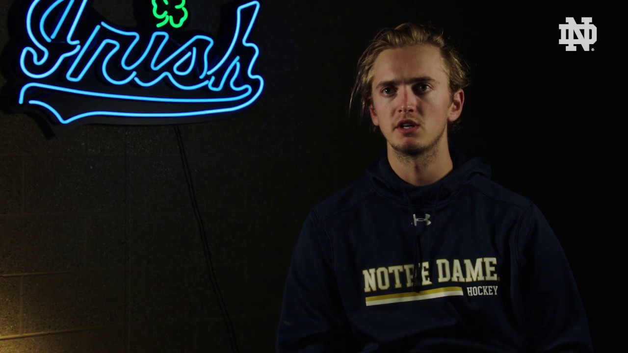 @NDHockey | 50 Seasons Throwback: Cal Petersen (2018)