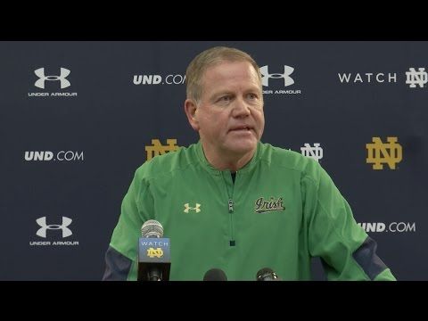 Brian Kelly Post-Practice Comments - Navy Week