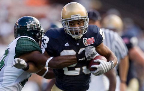 Wide receiver Golden Tate and his Fighting Irish teammates will open the 2009 season against Nevada on Sept. 5 at 3:30 p.m. (EDT) at Notre Dame Stadium.