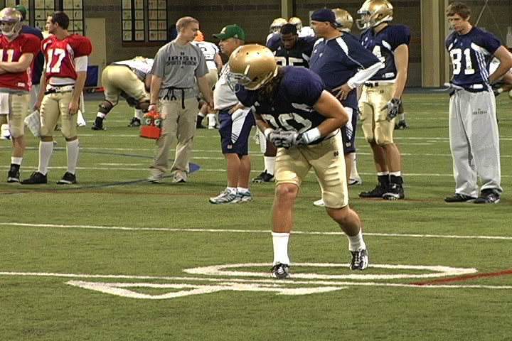Football Update: Saturday, April 2 Sophomore Tyler Eifert is penciled in as the starter out of a talented group of tight ends for the Irish.
