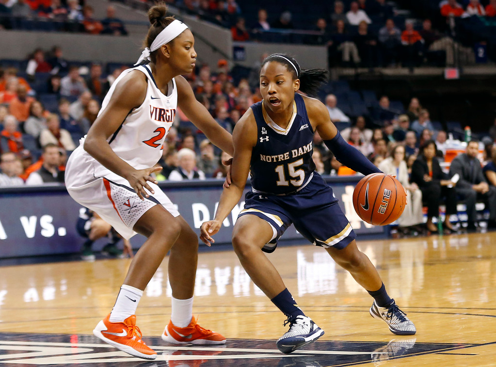 No. 3 Notre Dame 74, Virginia 46