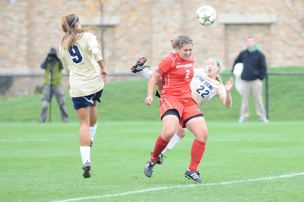 Notre Dame Women's Soccer vs Rutgers on 10-07-2012