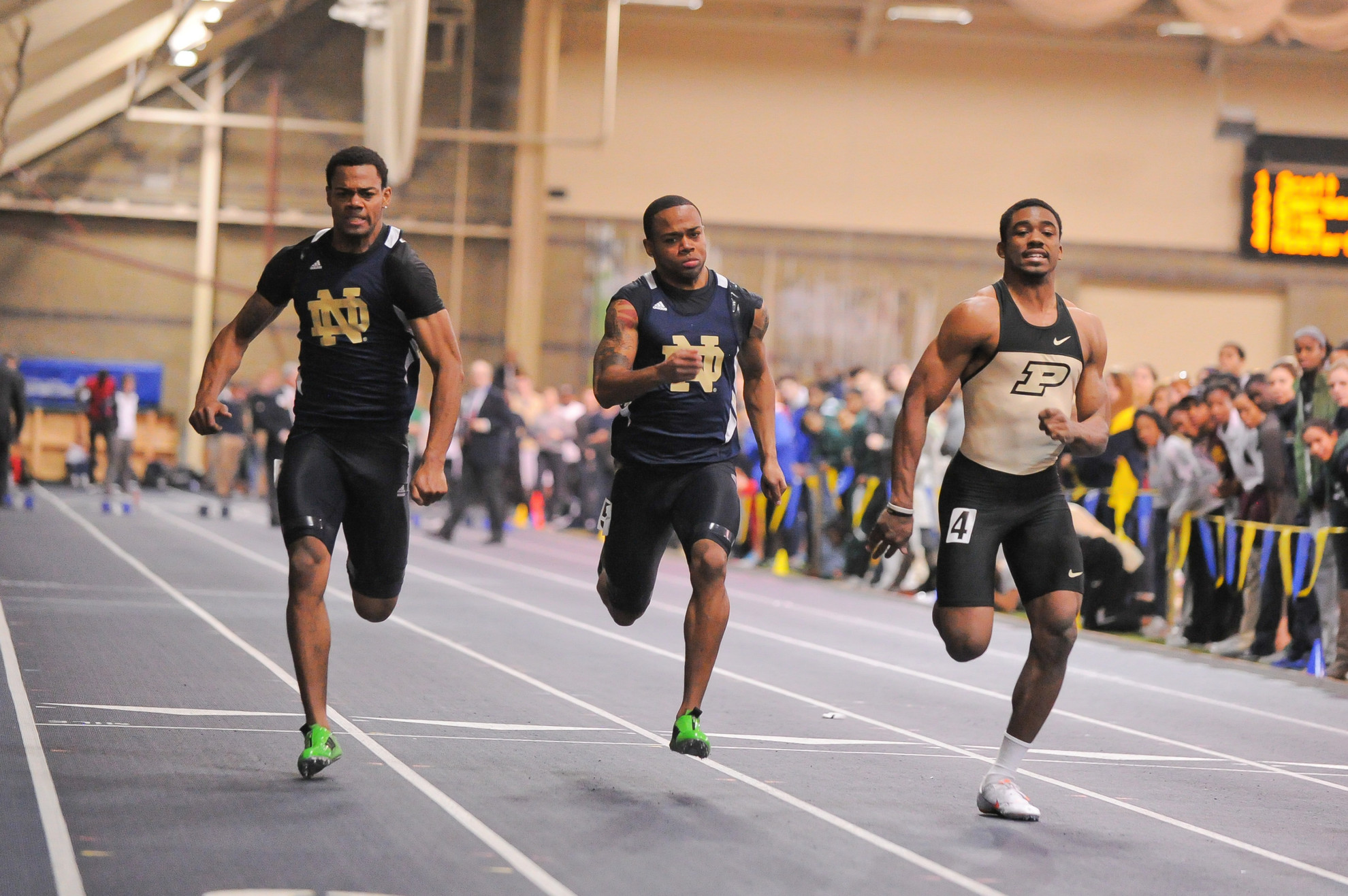 Strong Performances Highlight Stanford Invitational George Atkinson III finished sixth in the 100m finals at the Stanford Invitational.