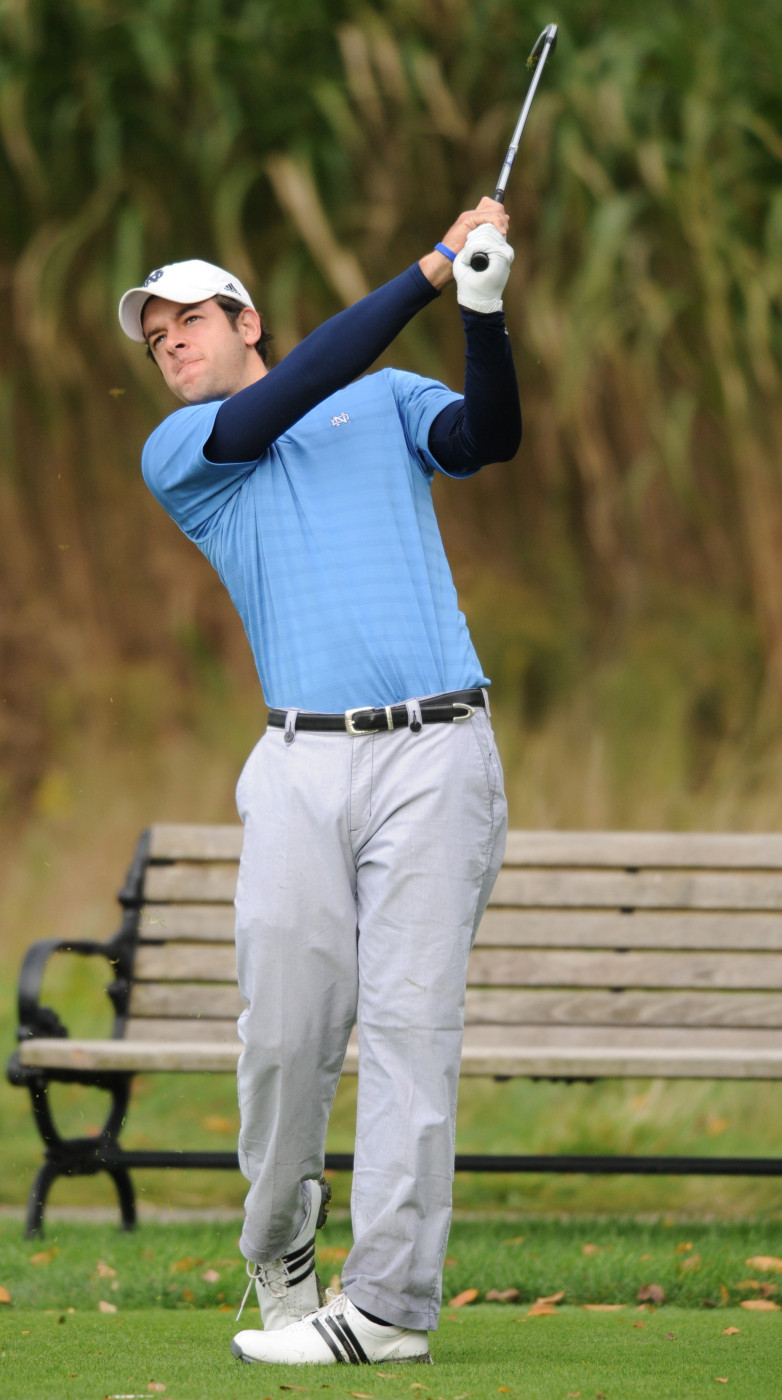 Par For The Course Senior Olavo Batista is in his second season as a co-captain on the Notre Dame men's golf team.