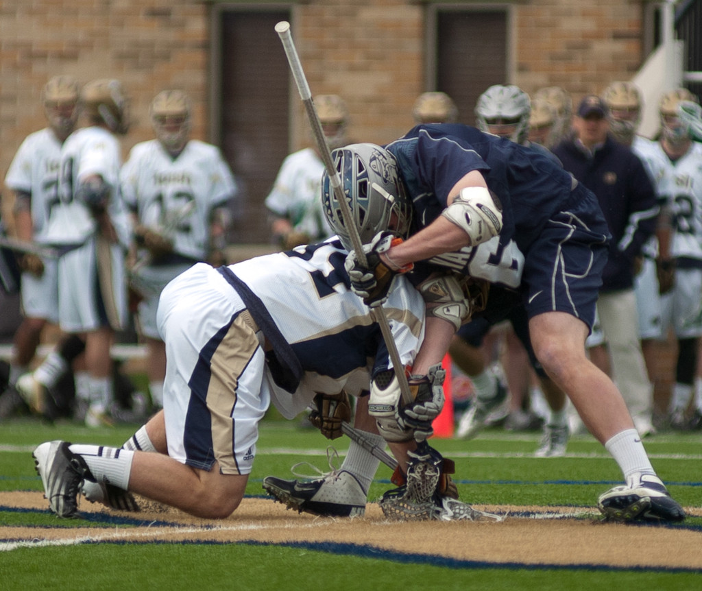 #4 Notre Dame Fighting Irish Men's Lacrosse vs Georgetown Hoyas on 04-14-2013