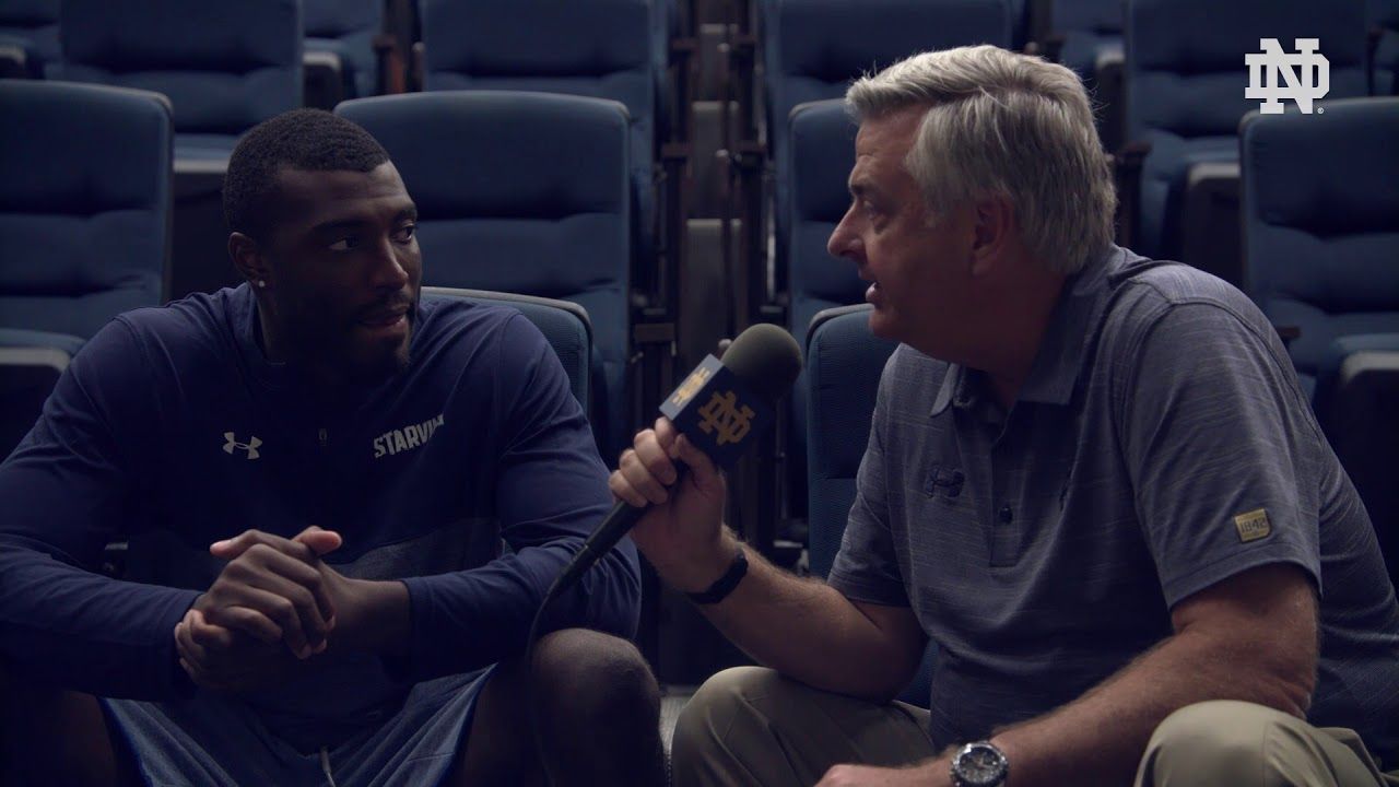 @NDFootball | Post Practice Interview: Miles Boykin
