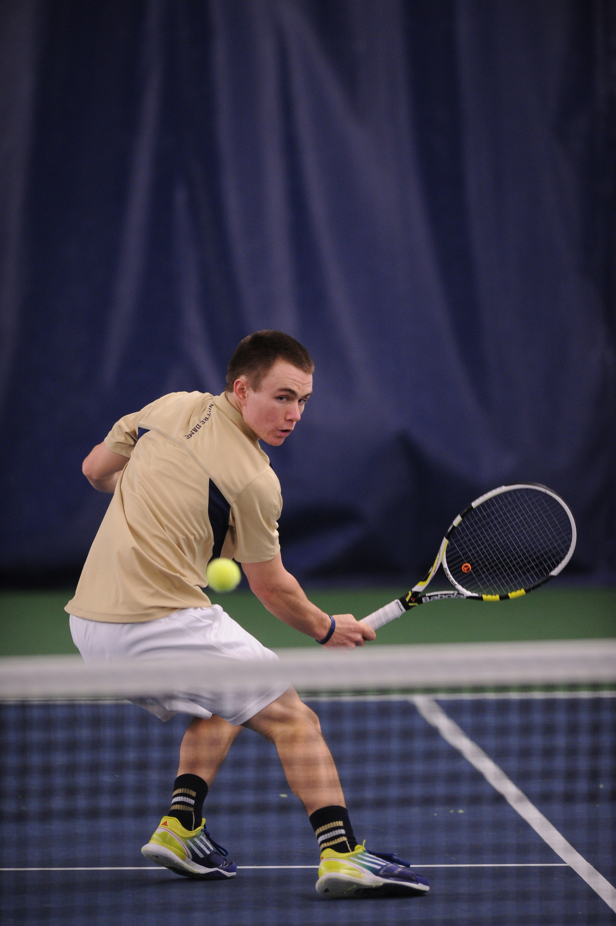 No. 31 Irish Top No. 65 SMU, 6-1, Friday Night Junior Greg Andrews won at one singles and three doubles Friday night in a 6-1 win over No. 65 SMU.
