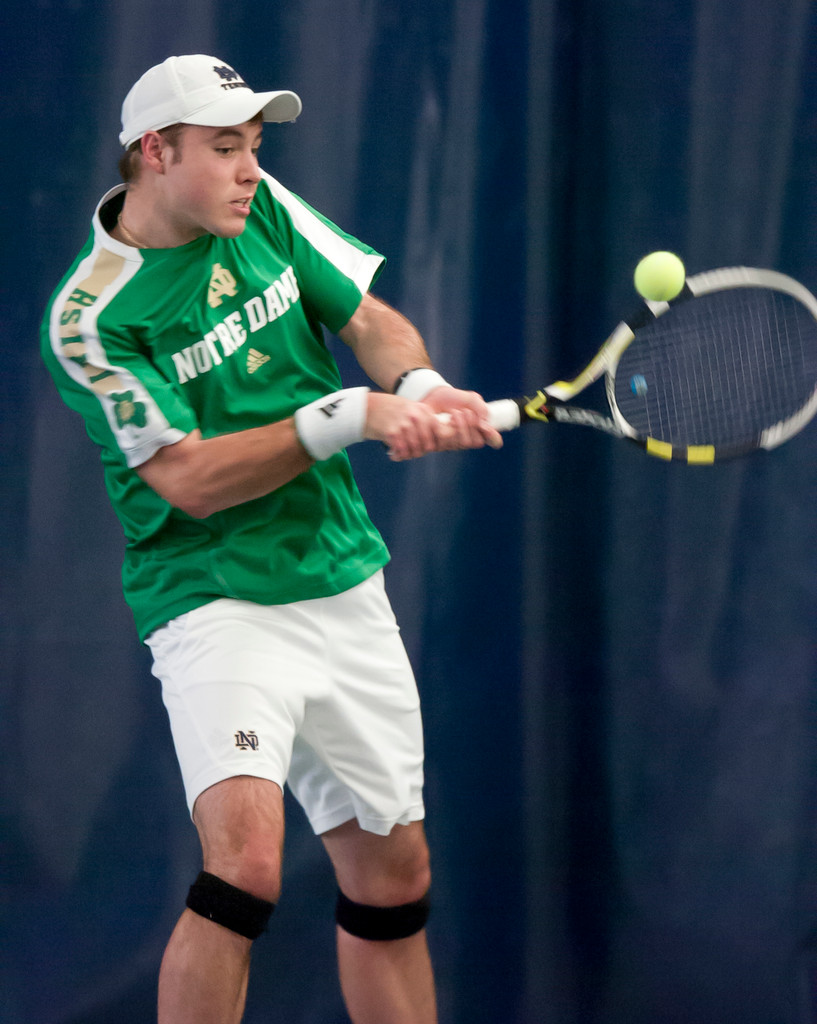 Notre Dame Men's Tennis vs Michigan on 02-16-2013