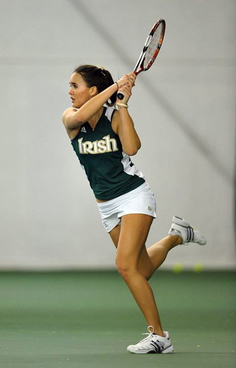 Irish Women’s Tennis Set to Compete at Midwest Regional Championships Sophomore Kristy Frilling went 3-0 at the Master'U BNP Paribas.