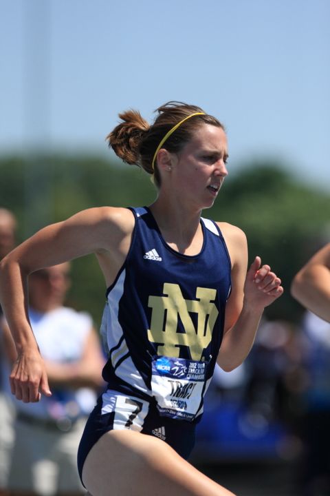 Senior Rebecca Tracy won the 3,000m run Saturday at the Notre Dame Invitational.