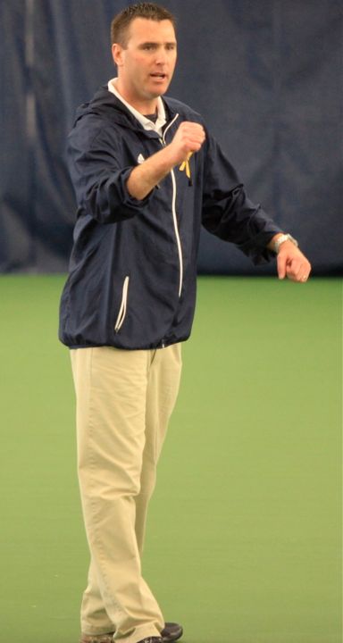 Notre Dame alum Ryan Sachire took over the men's tennis program July 1.
