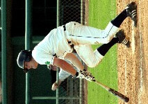 Cooper Blasts Irish To 12-Inning Victory Over Purdue, 9-7 Craig Cooper - pictured hitting a home run earlier this season - is the seventh different Notre Dame player (done 11 times) in the Paul Mainieri era to hit a game-ending home run (photo by Pete LaFleur).