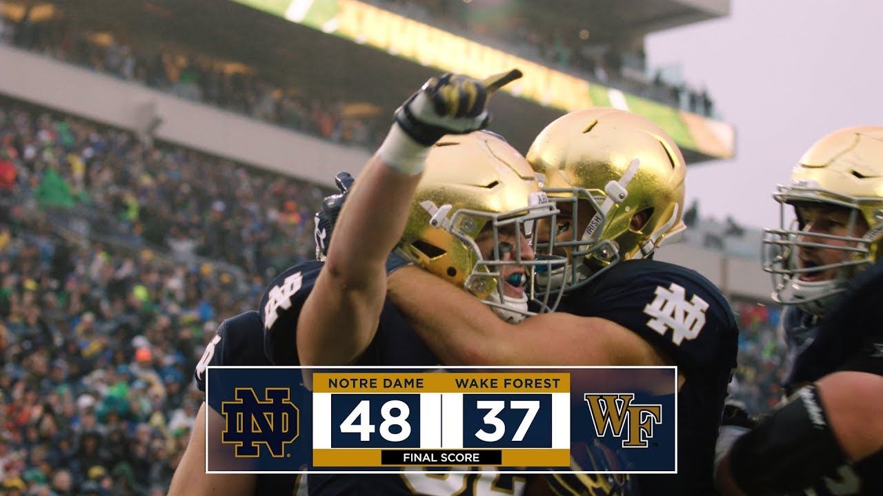 Top Plays | @NDFootball vs. Wake Forest (2017)