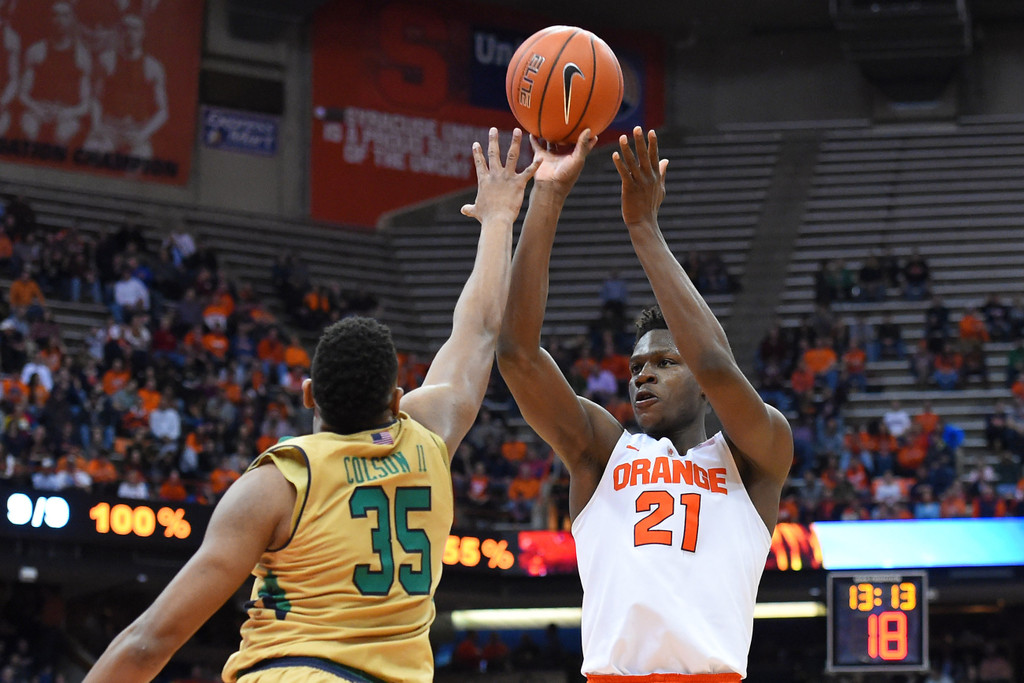 No. 25 Notre Dame Falls to Syracuse, 81-66