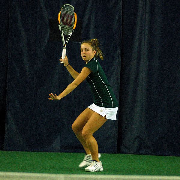 Cosmina Ciobanu won both her singles and doubles matches against Georgia Tech.