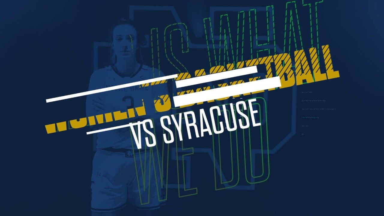 @ndwbb | Highlights vs. Syracuse (2019)