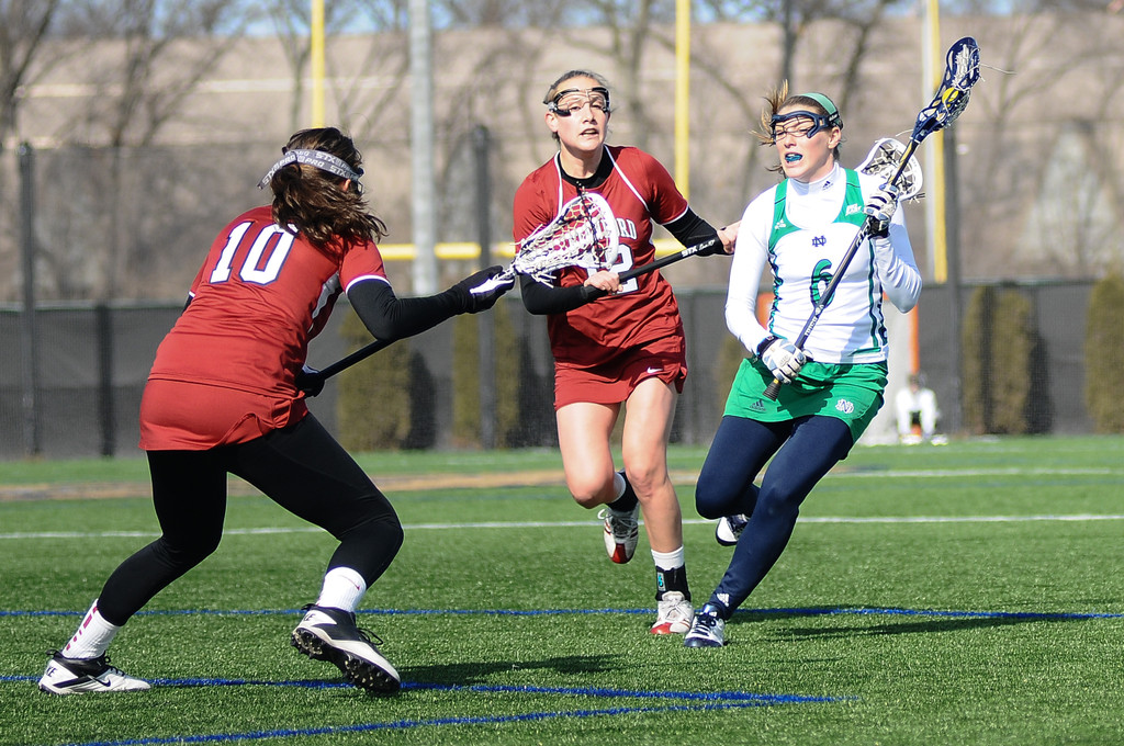Notre Dame Women's Lacrosse vs Stanford on February 19, 2012