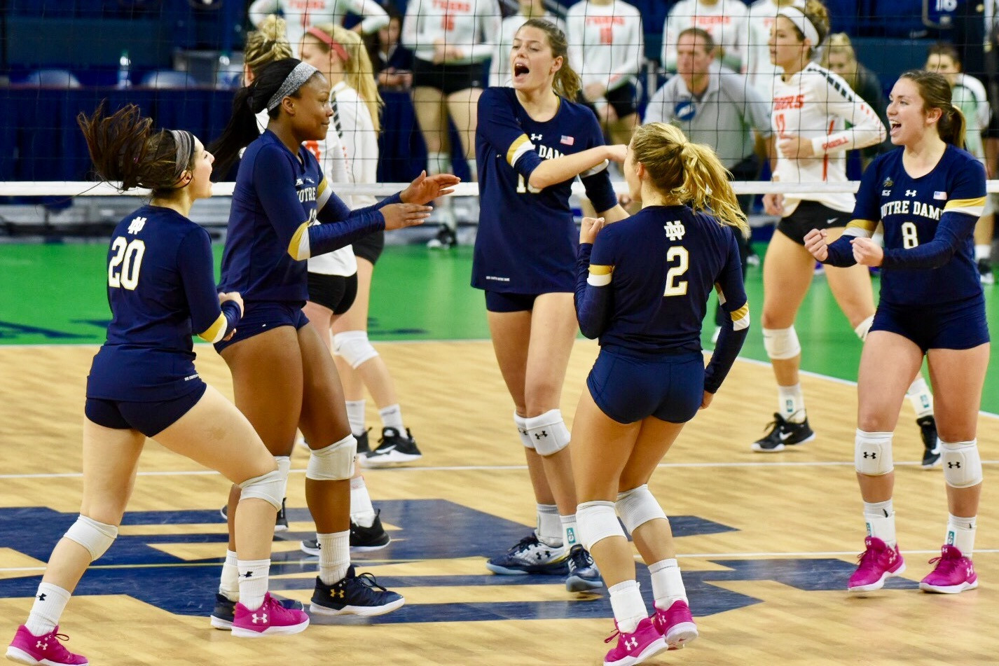 Notre Dame Dominates Clemson In Straight-Set Victory Notre Dame Dominates Clemson In Straight-Set Victory